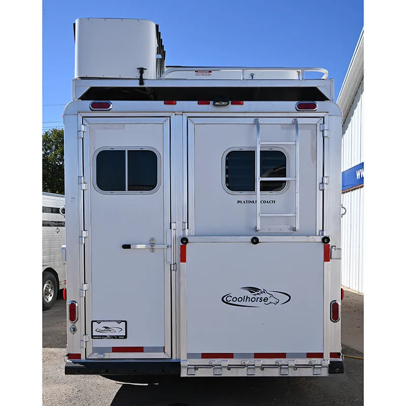 2012 Platinum 3 Horse Trailer 12' LQ, Slide Out, Pod, Generator