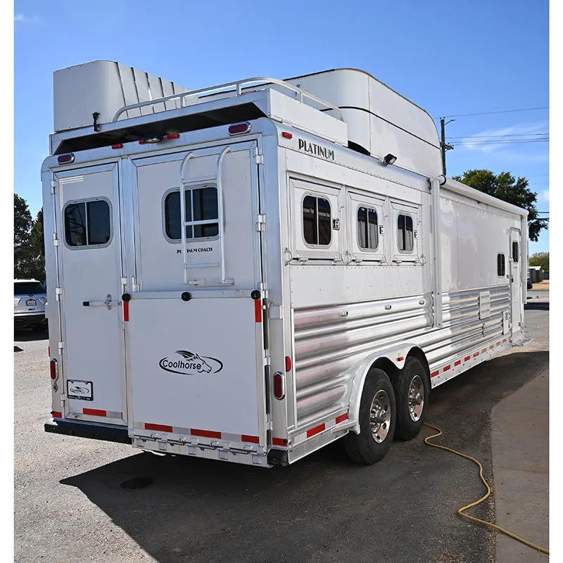 2012 Platinum 3 Horse Trailer 12' LQ, Slide Out, Pod, Generator