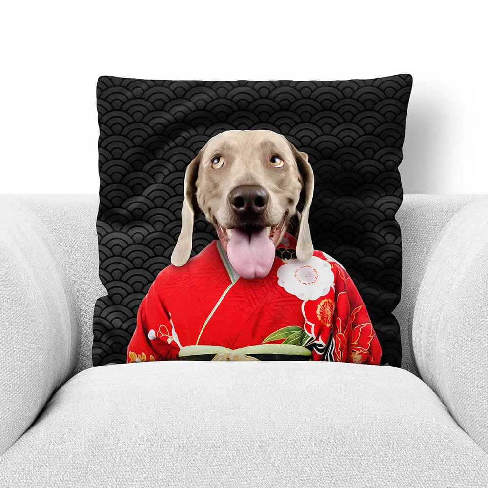 AKA BARAS - CUSTOM PET PORTRAIT THROW PILLOW