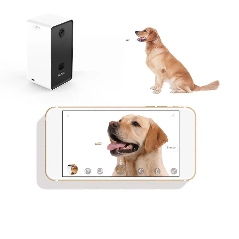 Automatic Pet Feeder Dog Camera Treat Dispenser