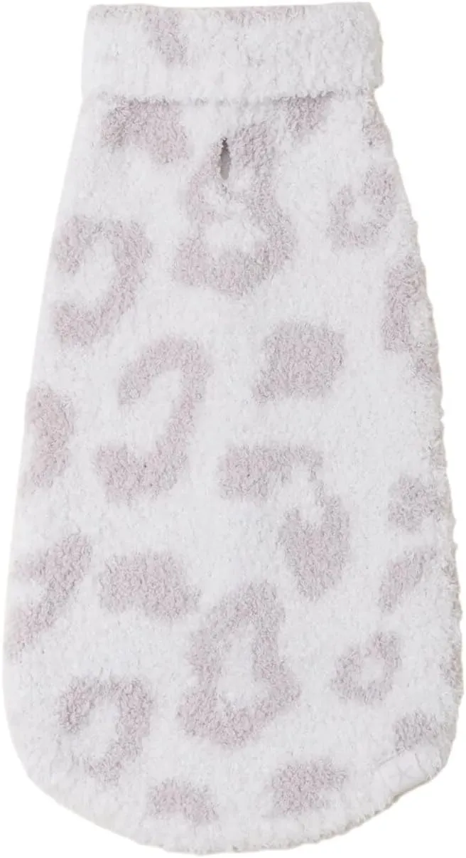Barefoot Dreams CozyChic Barefoot in The Wild Pet Sweater, Cream-Stone, Medium