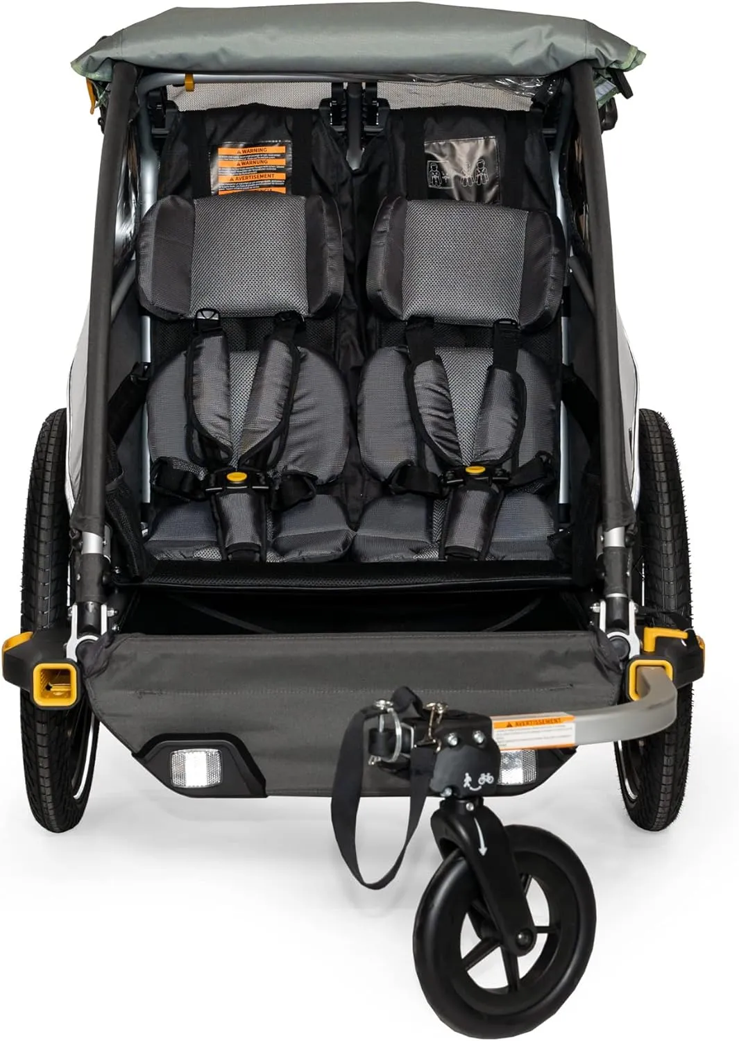 Burley D Lite X  1 and 2 Seat Kids Bike Trailer and Stroller