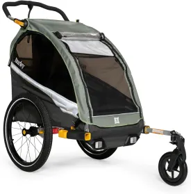 Burley D Lite X  1 and 2 Seat Kids Bike Trailer and Stroller
