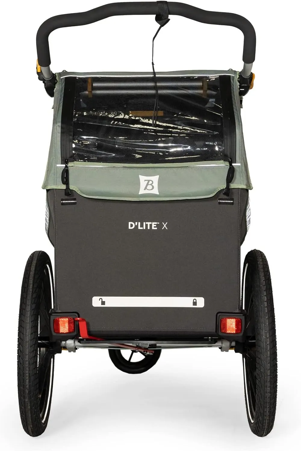 Burley D Lite X  1 and 2 Seat Kids Bike Trailer and Stroller
