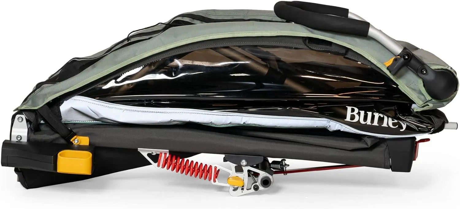 Burley D Lite X  1 and 2 Seat Kids Bike Trailer and Stroller