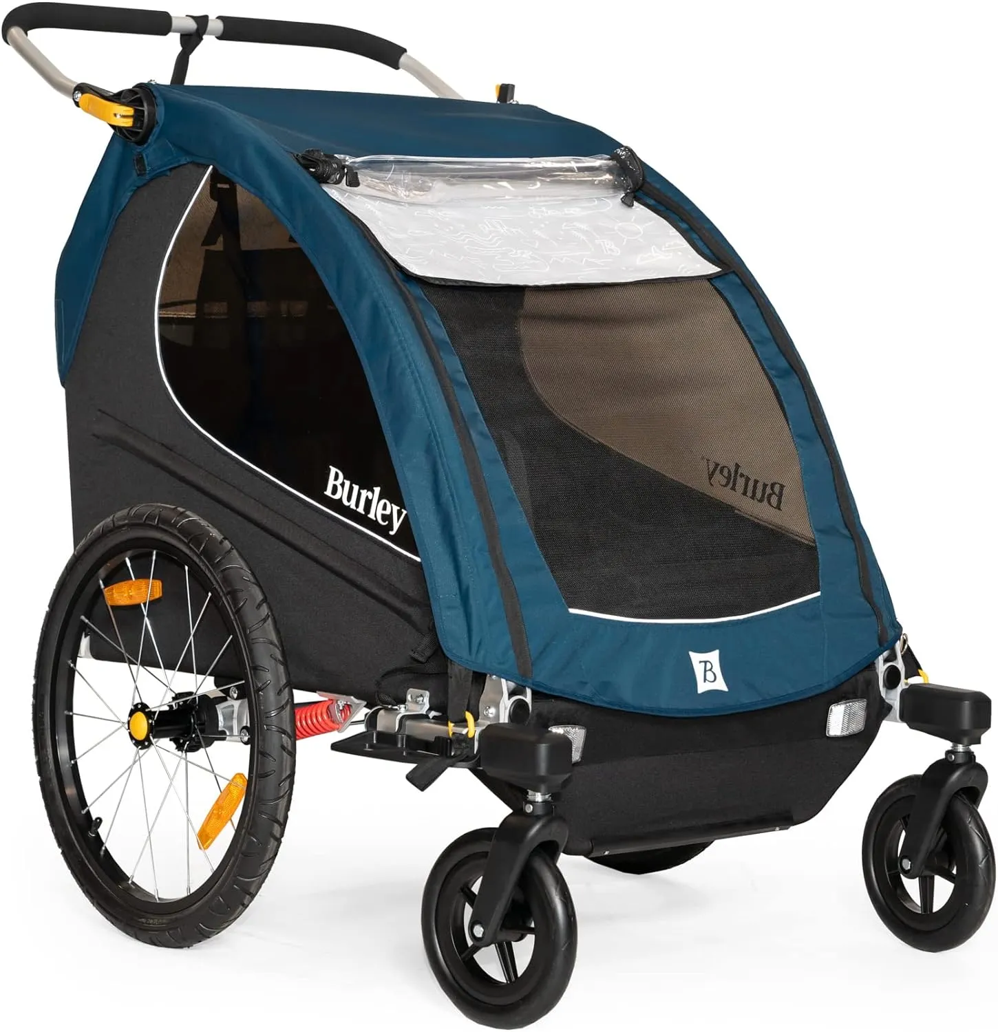 Burley Encore X, 2 Seat Kids Bike Trailer and Stroller