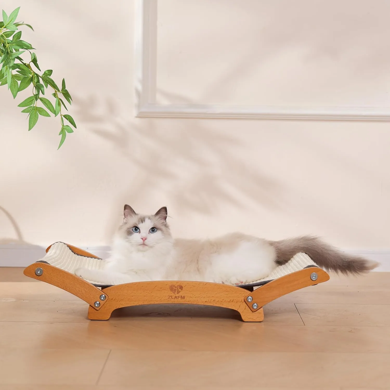Cat Scratcher Bed, Cat Scratchers for Indoor Cats, Natural Sisal Cat Scratch Post for Large Cats, Furniture Protector