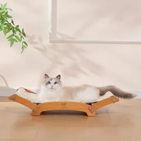 Cat Scratcher Bed, Cat Scratchers for Indoor Cats, Natural Sisal Cat Scratch Post for Large Cats, Furniture Protector