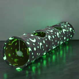 Cat Tunnel Tube with Plush Ball Toys - Meet Glowtastic Adventure! 🌟🐾