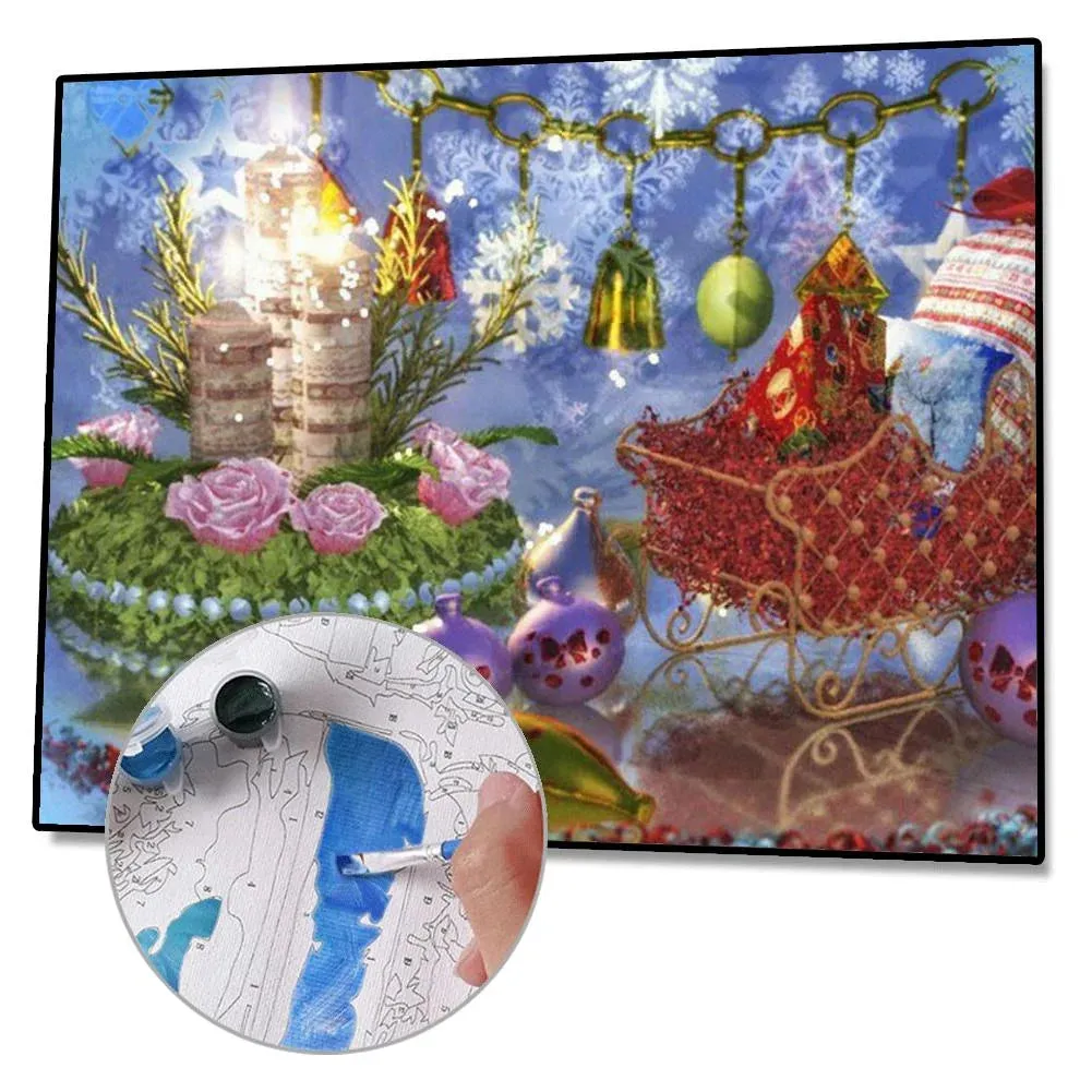 Christmas-Paint By Numbers 50*40cm