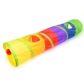 Collapsible Cat Tunnel - Interactive Pet Play Tube for Cats, Puppies, and Small Animals