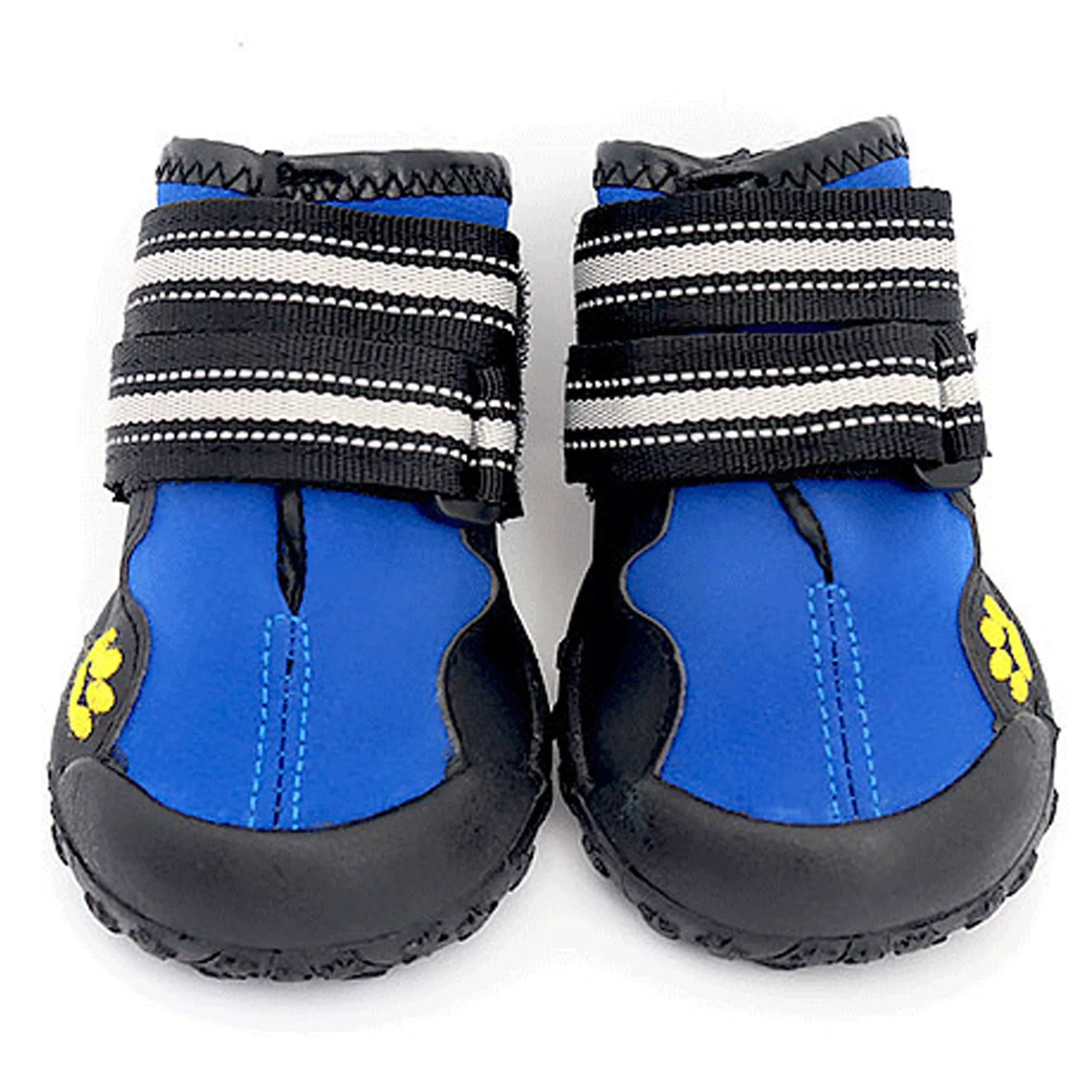 Dog Shoes WaterProof Rain Boots Socks Non-slip Rubber Shoes Blue