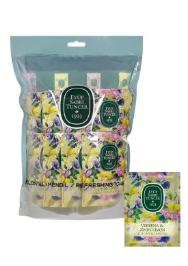Eyup Sabri Tuncer Verbena & Fresh Lemon Wet Wipes, Soft Face Towels, Cleansing and Hand Wipes for Travel Refreshing, Gentle, Disposable Wipes for Always Clean Skin 150 Pieces Per Pack, (2 Packs)