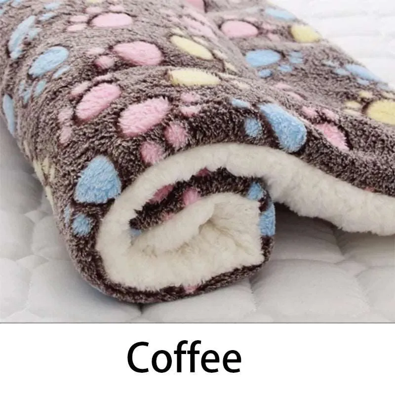 Flannel Pet Sleeping Mat – Cozy Dog Bed and Cat Cushion for All Sizes