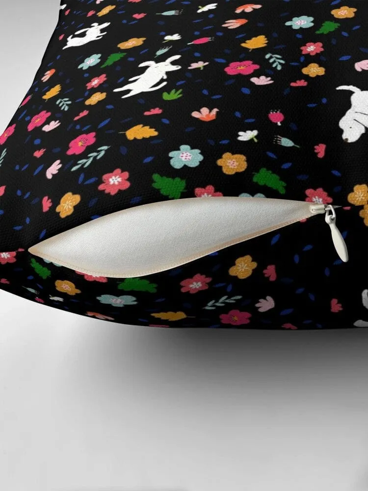 Floor Cushion (Free Shipping) - Happy Daisy Dog by Suki McMaster