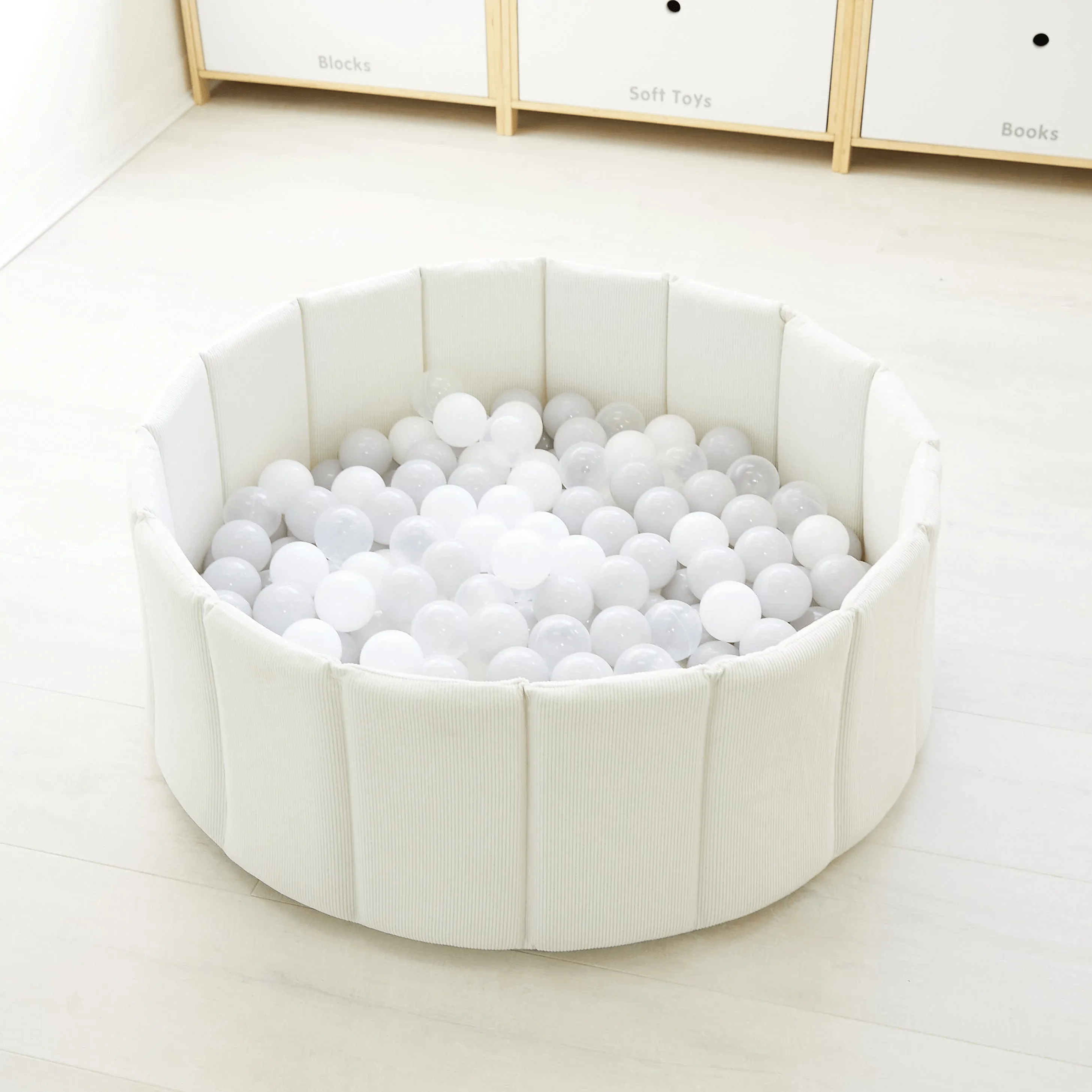Foldable Corduroy Ball Pit