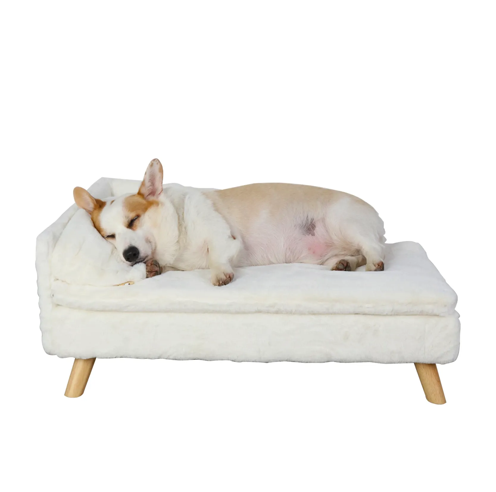 Funki Buys | Pet Beds | Luxury Dog Cat Raised Chaise Lounge