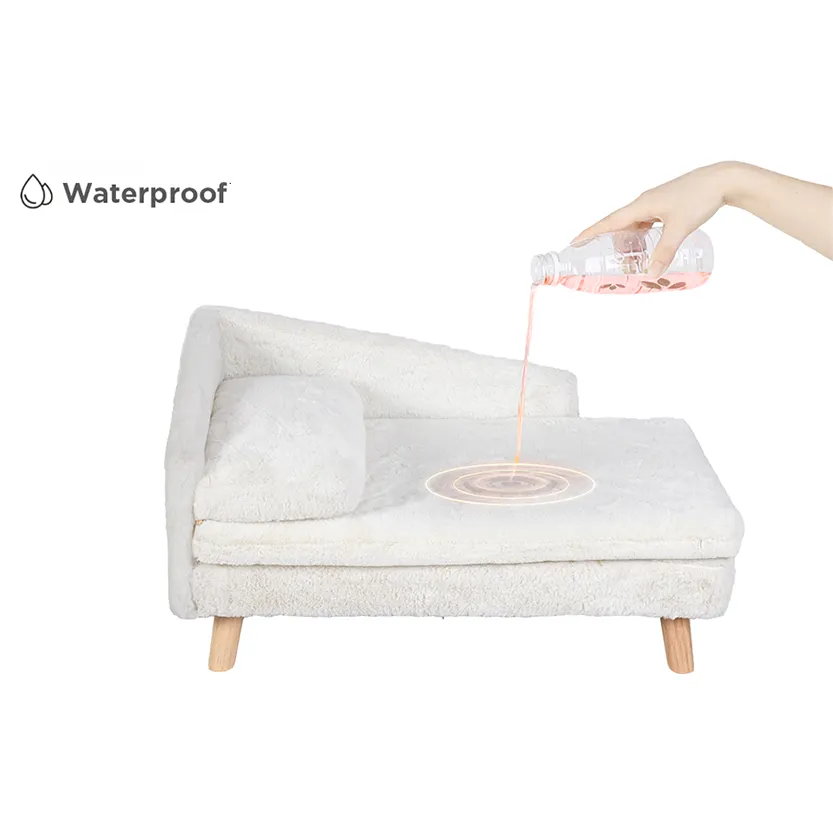 Funki Buys | Pet Beds | Luxury Dog Cat Raised Chaise Lounge