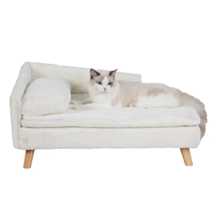 Funki Buys | Pet Beds | Luxury Dog Cat Raised Chaise Lounge