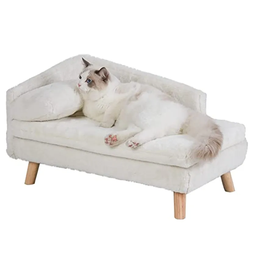 Funki Buys | Pet Beds | Luxury Dog Cat Raised Chaise Lounge