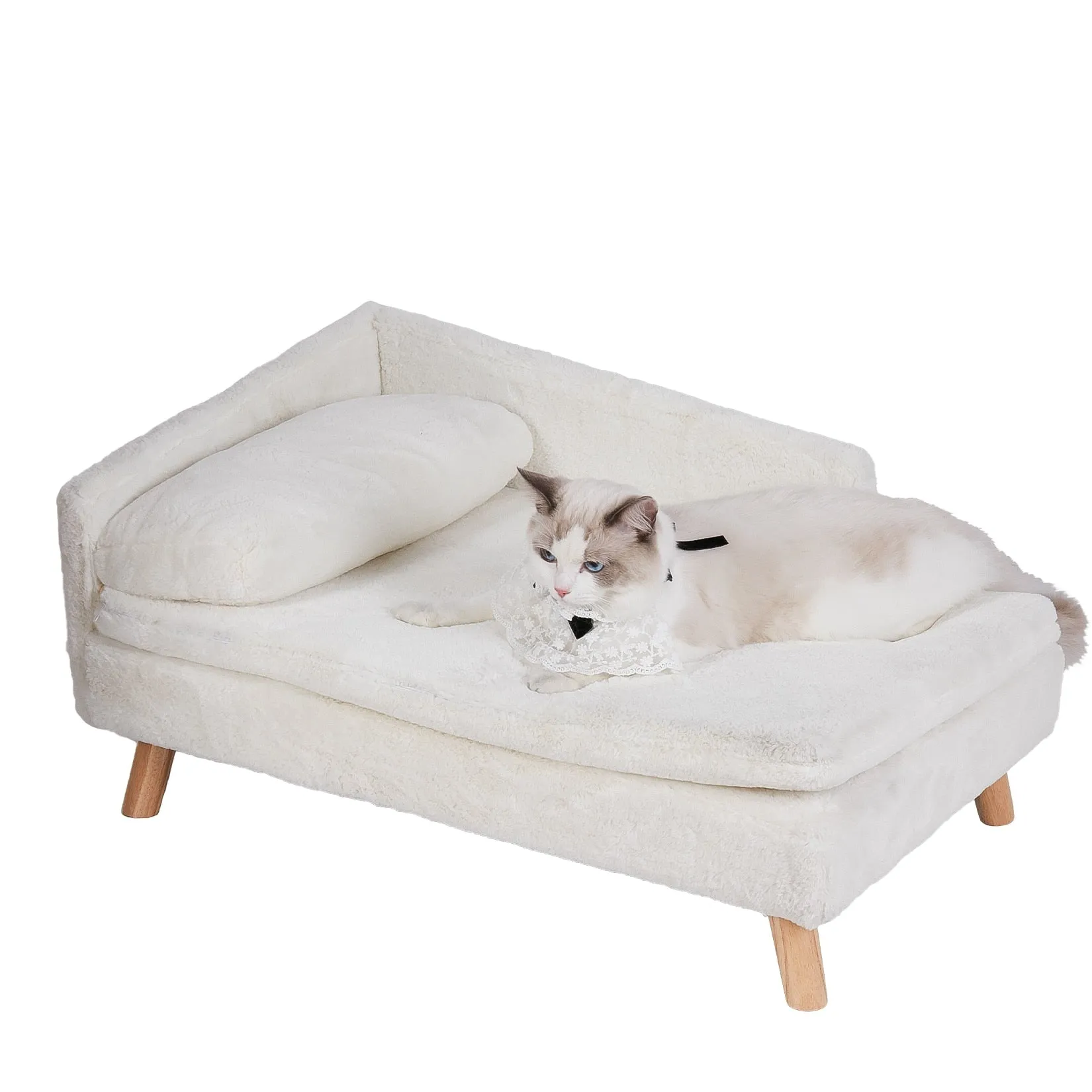 Funki Buys | Pet Beds | Luxury Dog Cat Raised Chaise Lounge