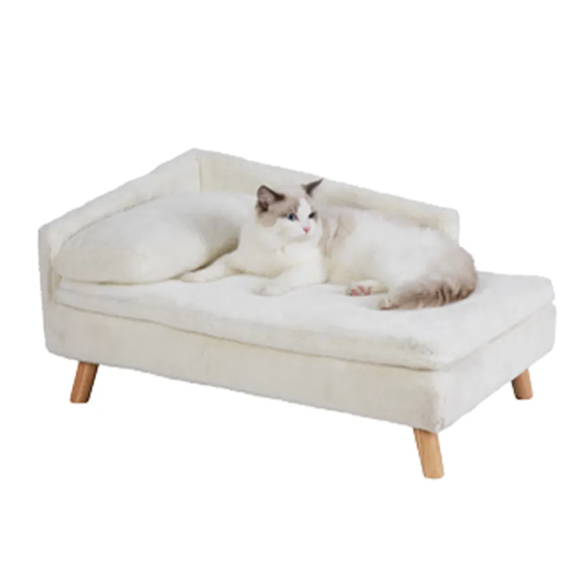 Funki Buys | Pet Beds | Luxury Dog Cat Raised Chaise Lounge