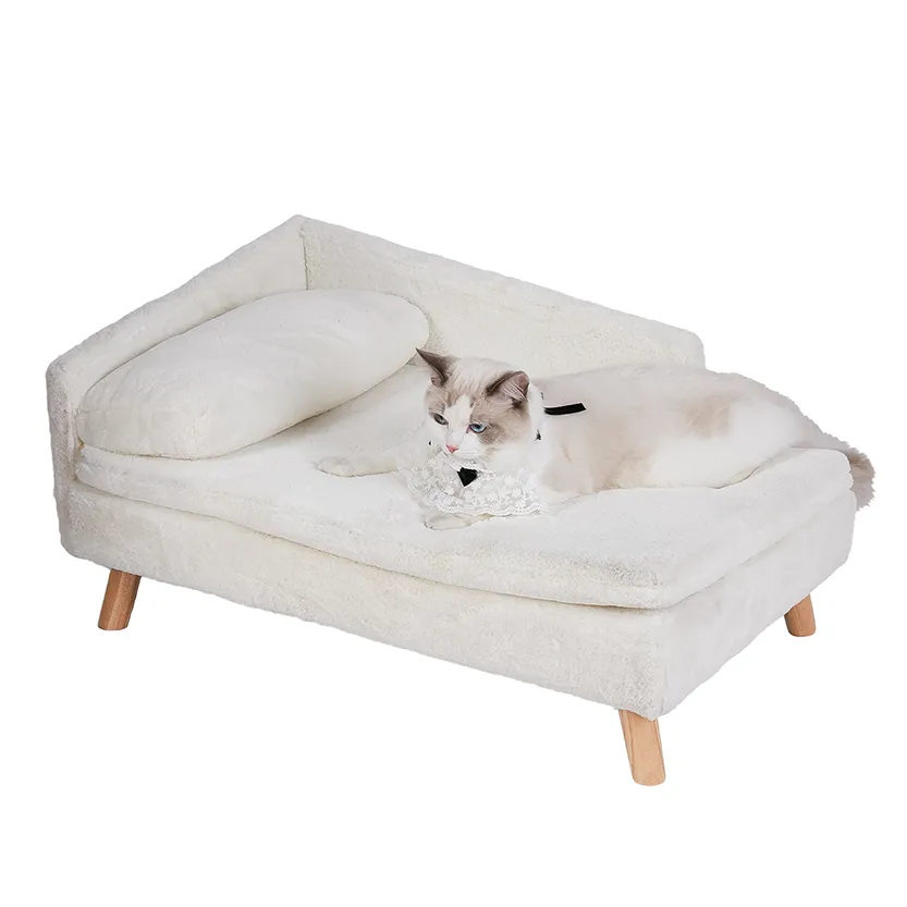 Funki Buys | Pet Beds | Luxury Dog Cat Raised Chaise Lounge