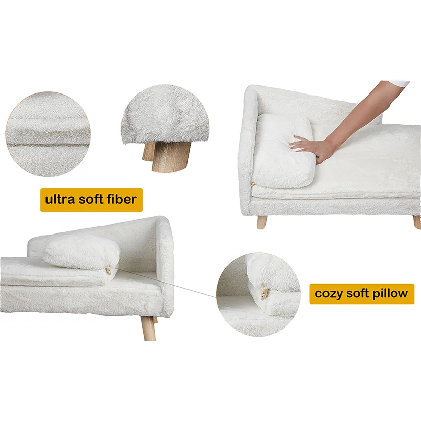 Funki Buys | Pet Beds | Luxury Dog Cat Raised Chaise Lounge