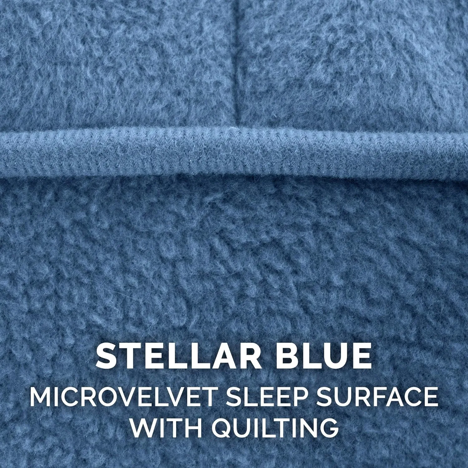 Furhaven Microvelvet Luxe Lounger Supportive Orthopedic Foam Dog Bed - Stellar Blue, Giant (XXX-Large)