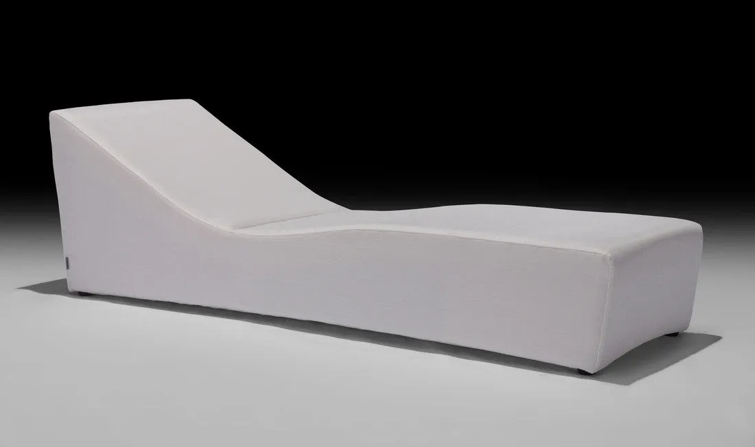 Gentila Lounge Chaise - outdoor, white, washable - 1 left in stock - Floor Model