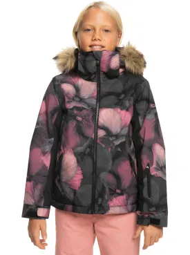 Girls 4-16 American Pie Technical Snow Jacket - True Black Pansy Pansy Rg