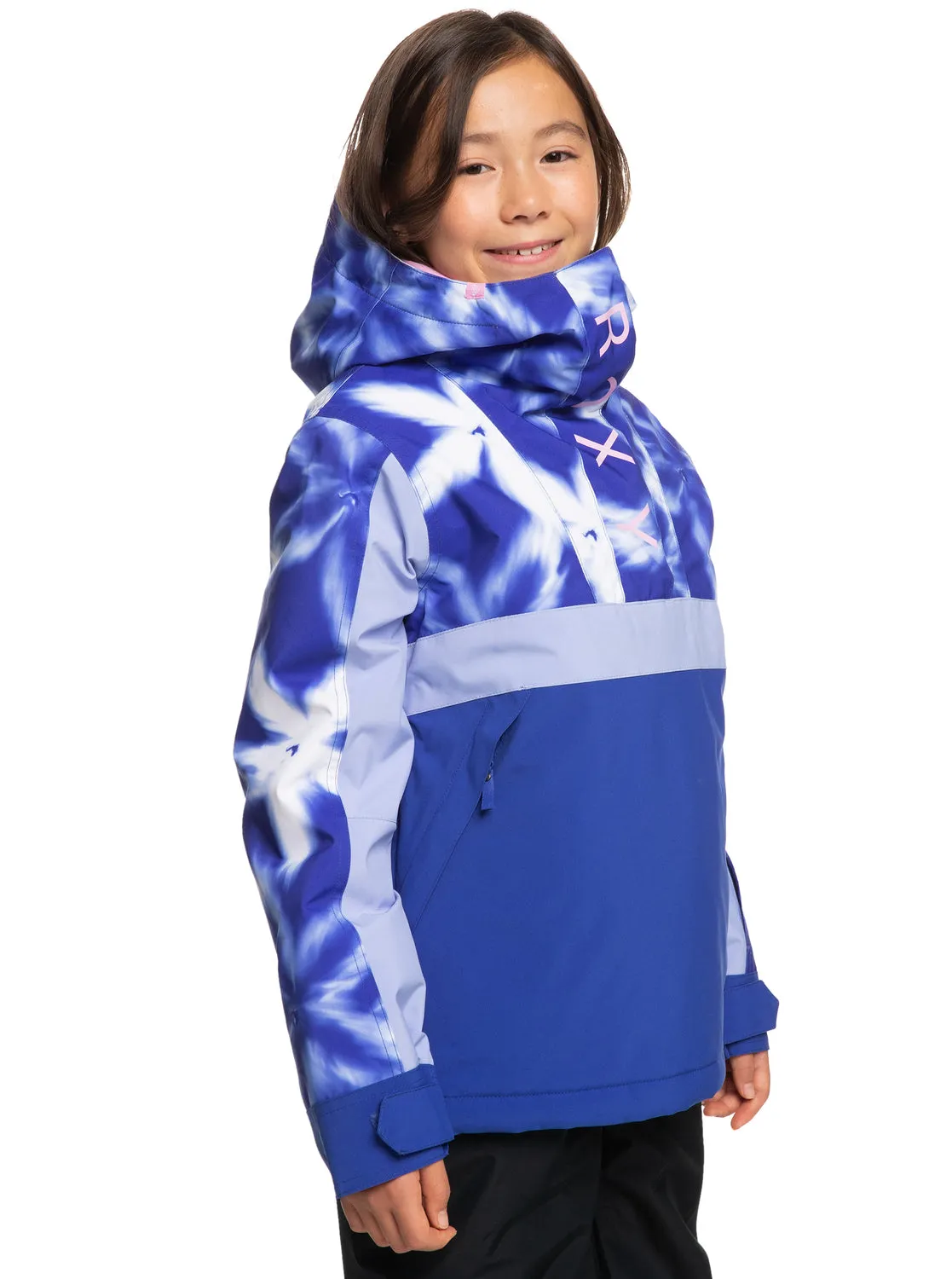 Girls 4-16 Shelter Technical Snow Jacket - Bluing Frozen Flower