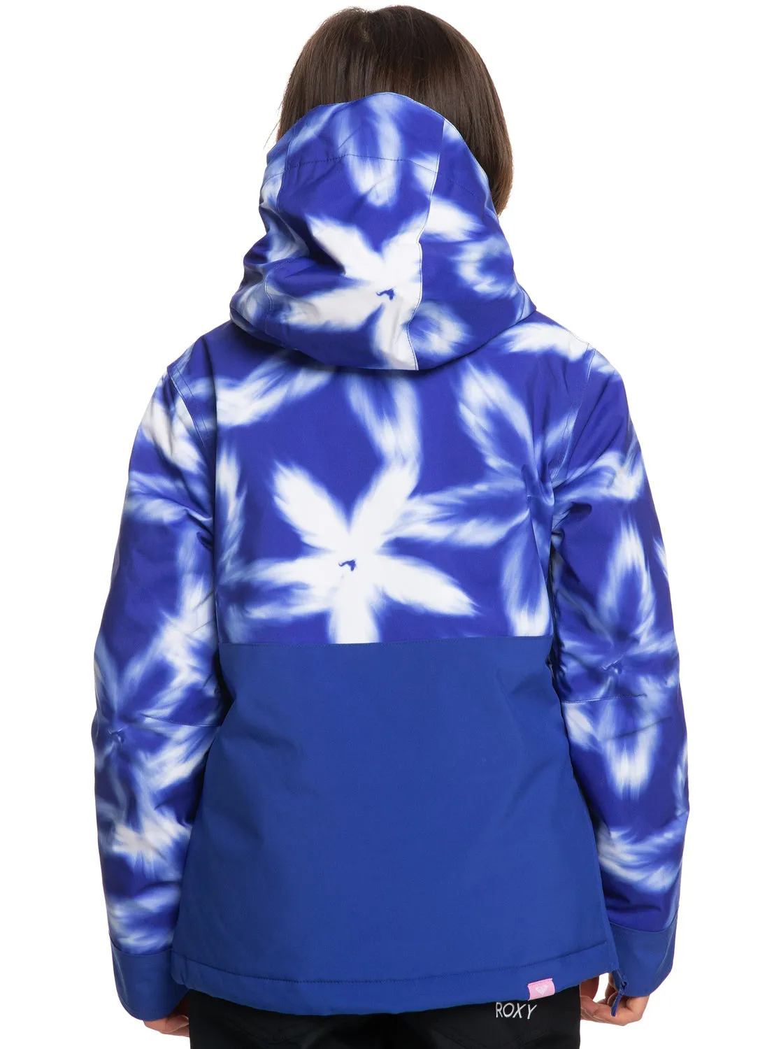 Girls 4-16 Shelter Technical Snow Jacket - Bluing Frozen Flower