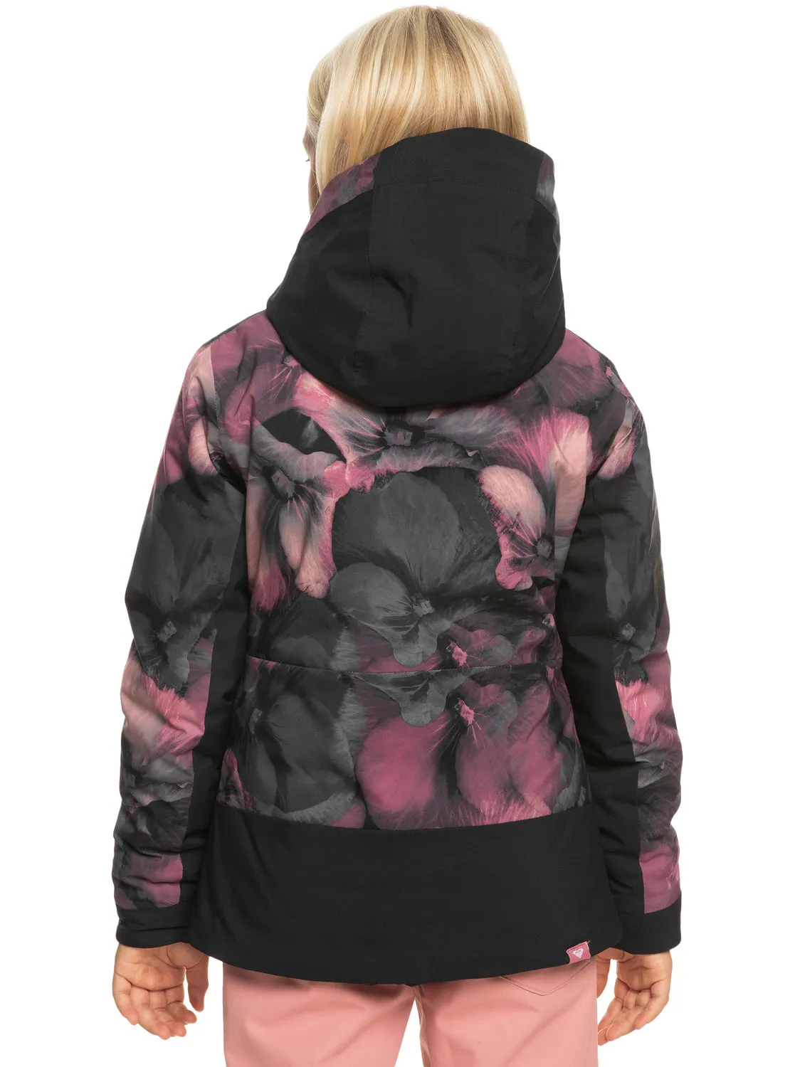 Girls 4-16 Silverwinter Technical Snow Jacket - True Black Pansy Pansy