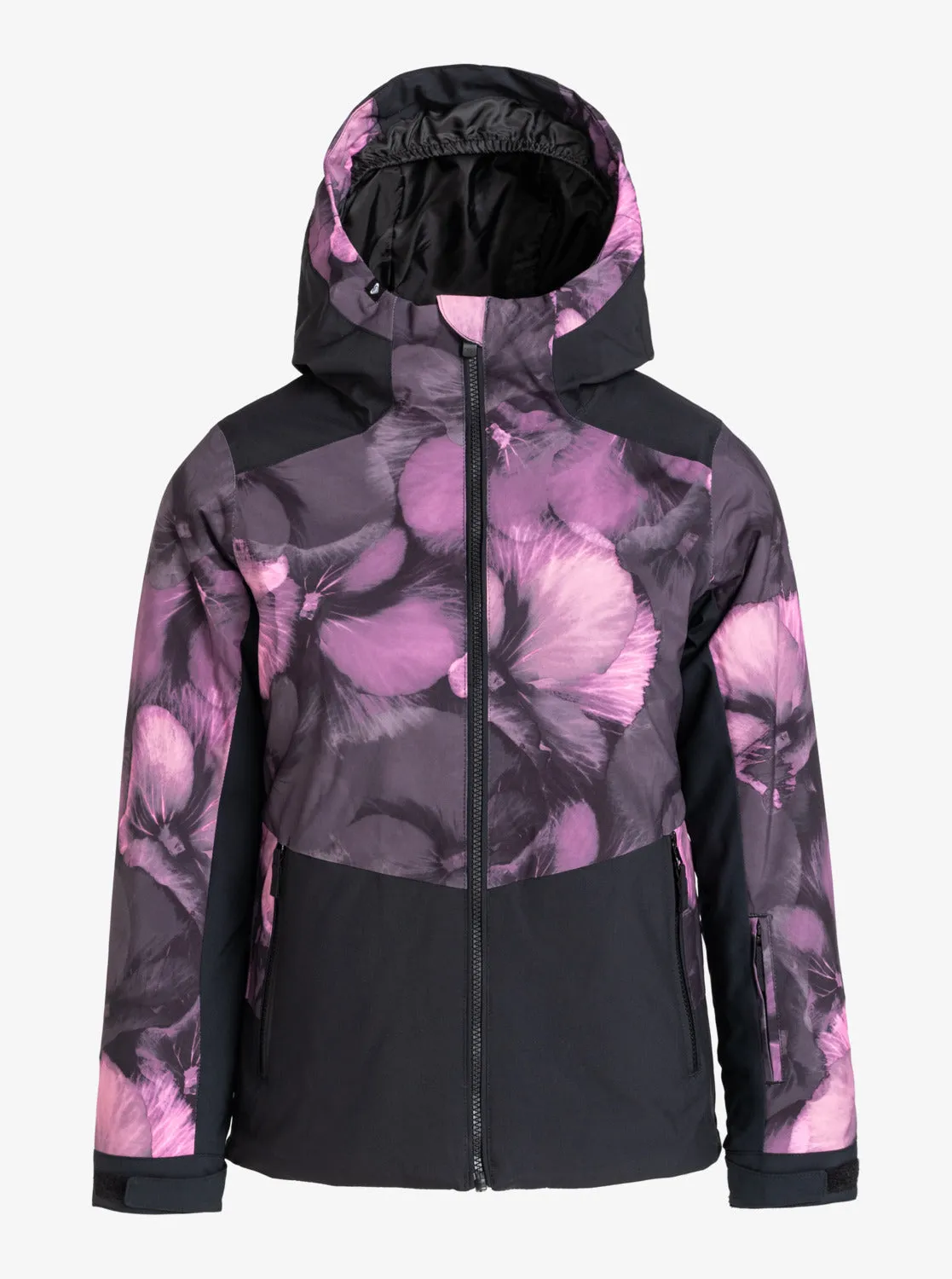 Girls 4-16 Silverwinter Technical Snow Jacket - True Black Pansy Pansy
