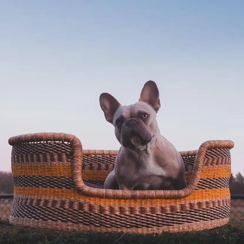 Handwoven Dog Basket