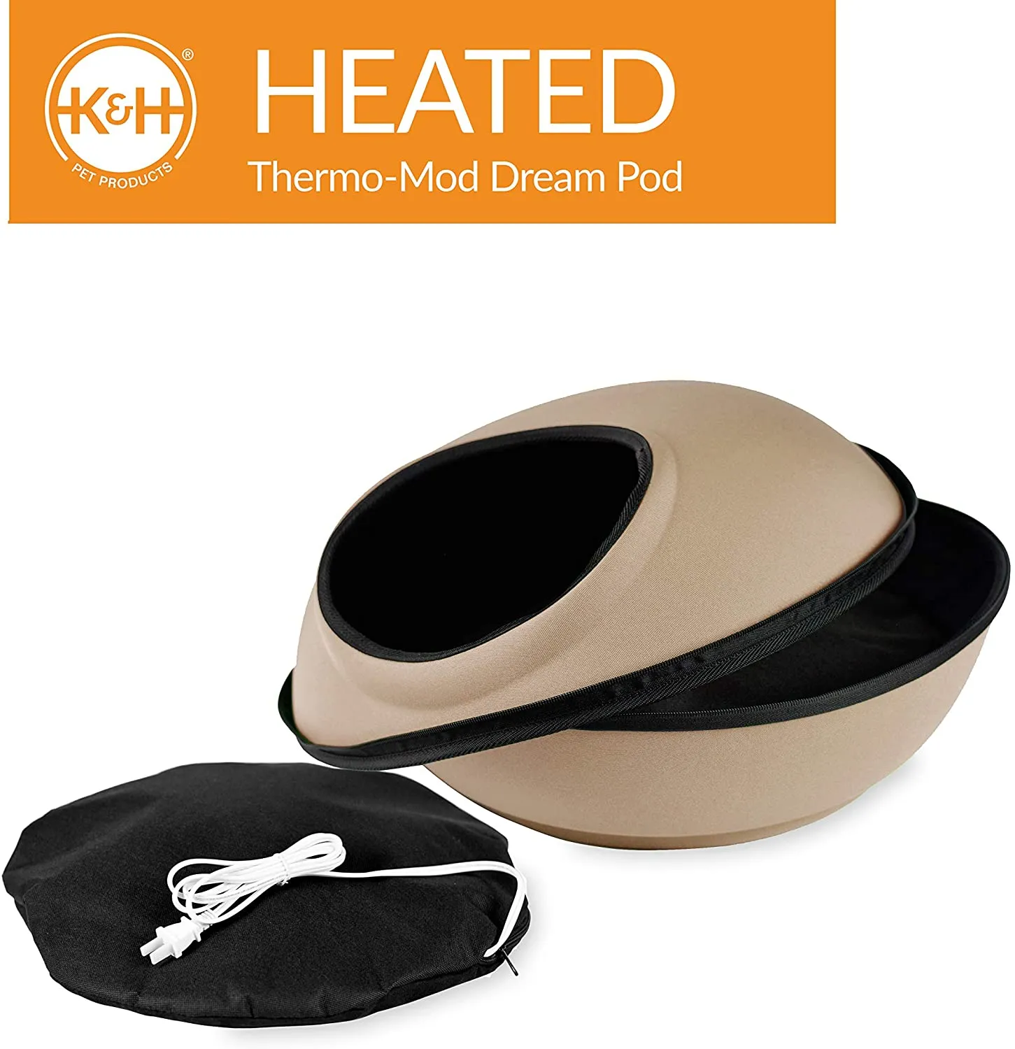 Heated Cat Pod - Thermo-Mod Dream Pod - K&H Pet Products