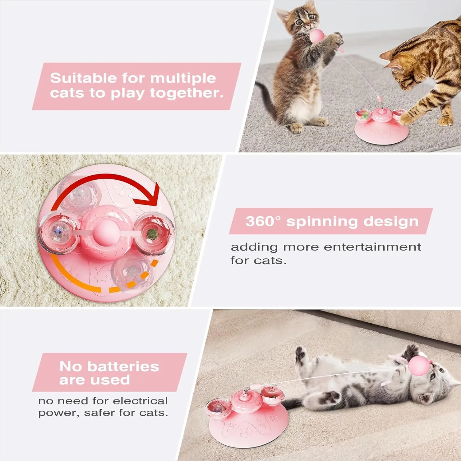 Interactive Windmill Cat Toys