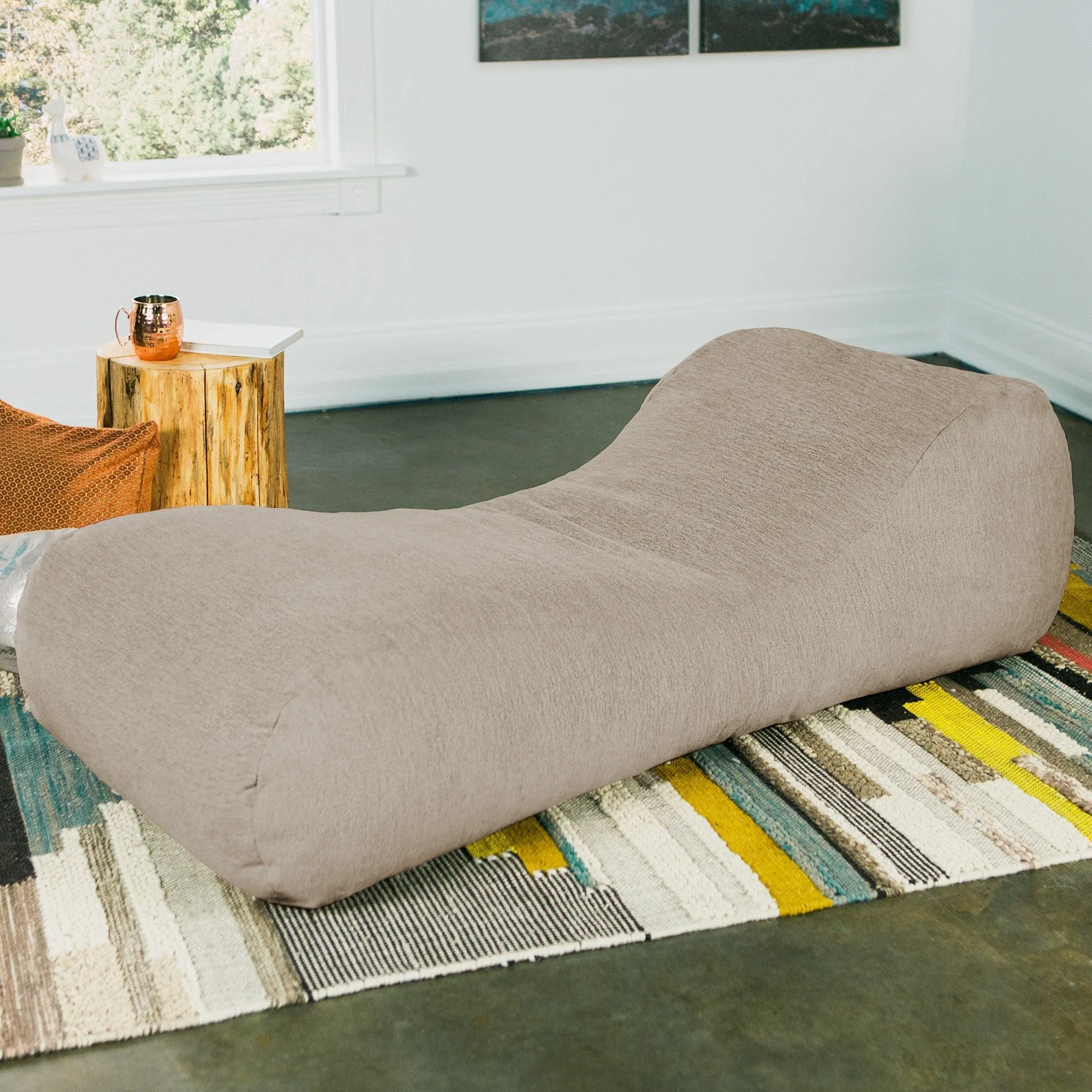 Jaxx Arlo Chaise Lounge Bean Bag Chair
