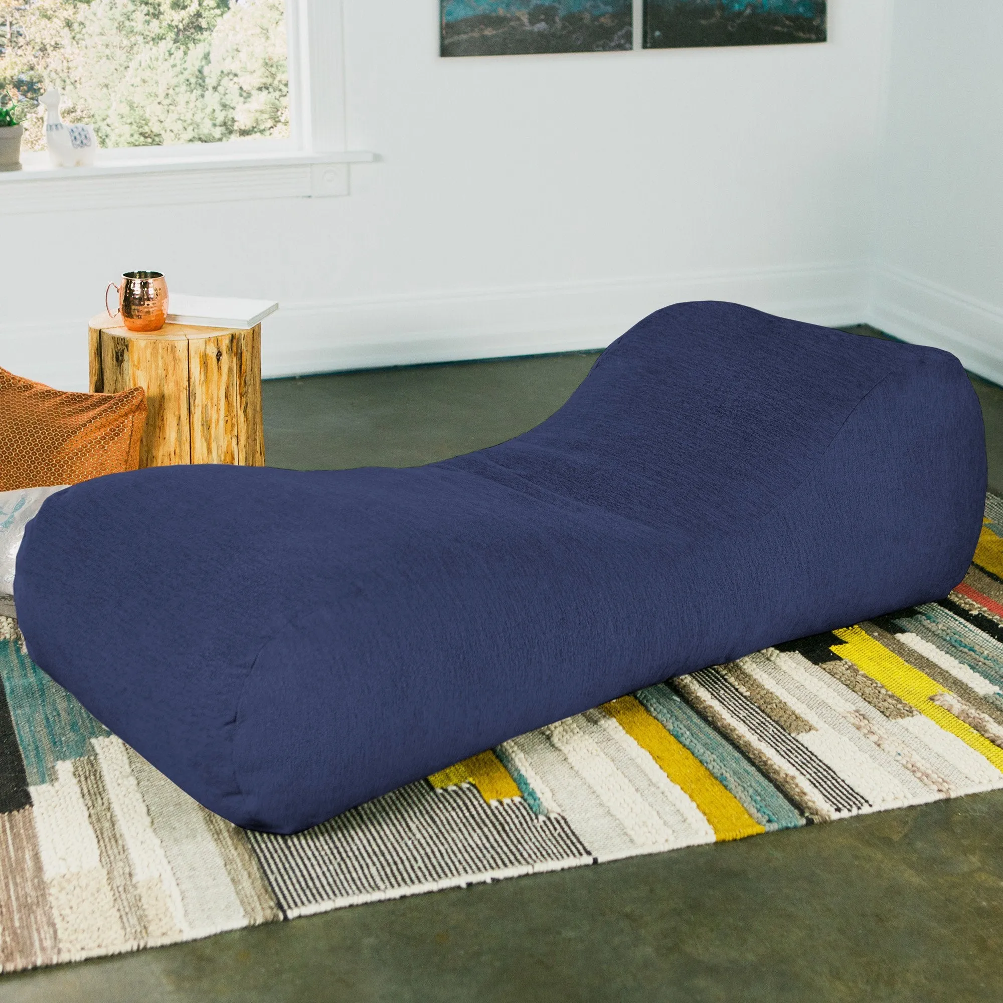 Jaxx Arlo Chaise Lounge Bean Bag Chair