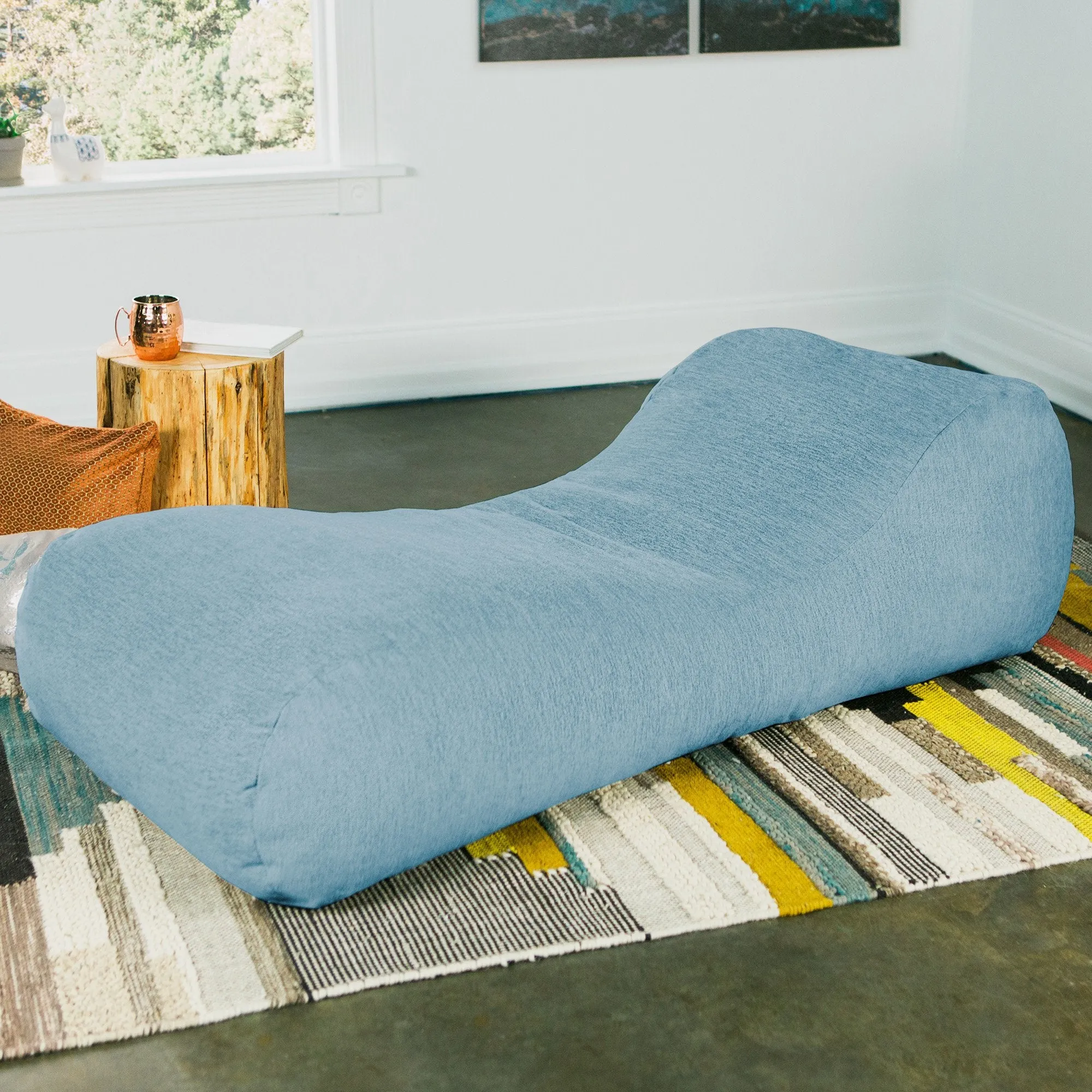 Jaxx Arlo Chaise Lounge Bean Bag Chair