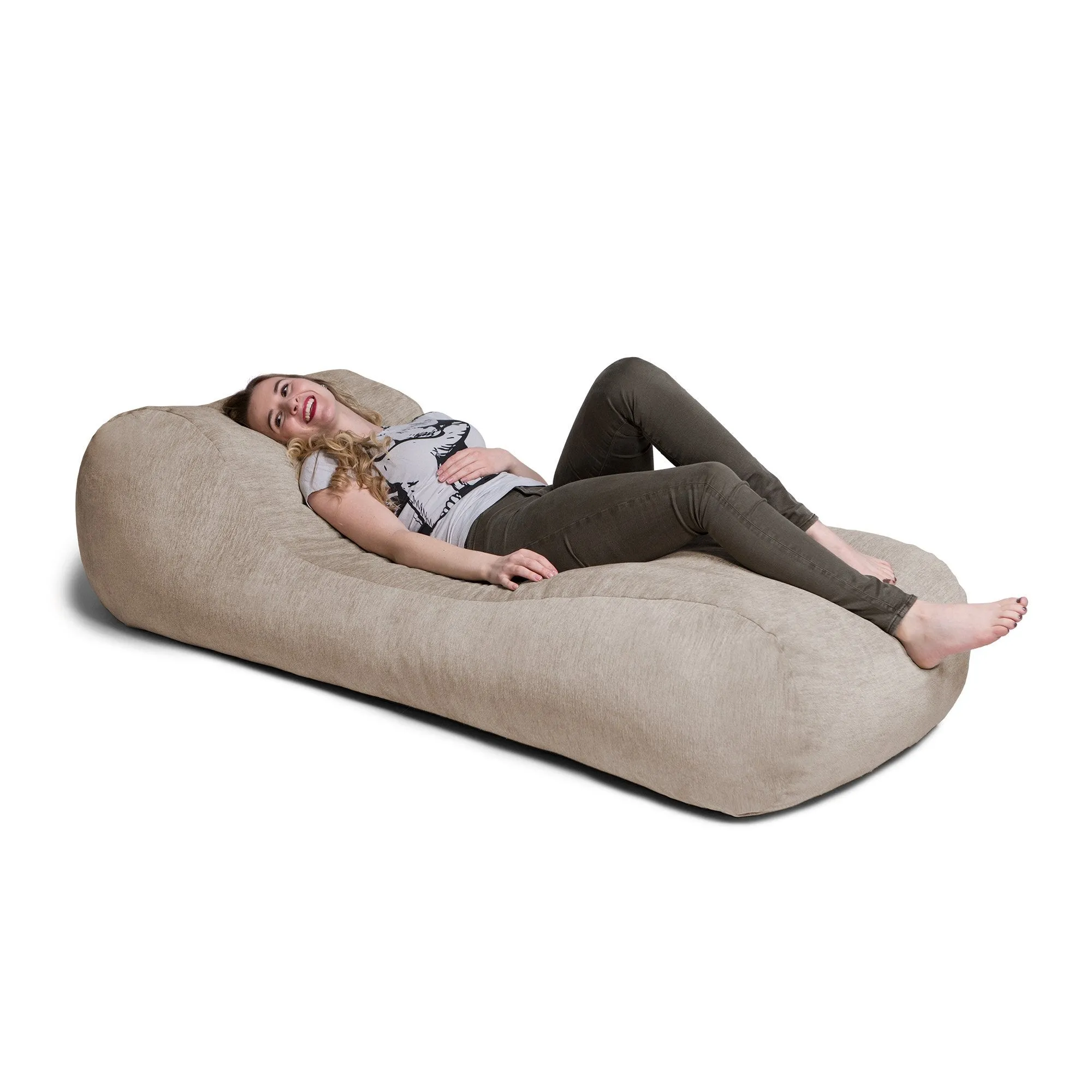 Jaxx Arlo Chaise Lounge Bean Bag Chair