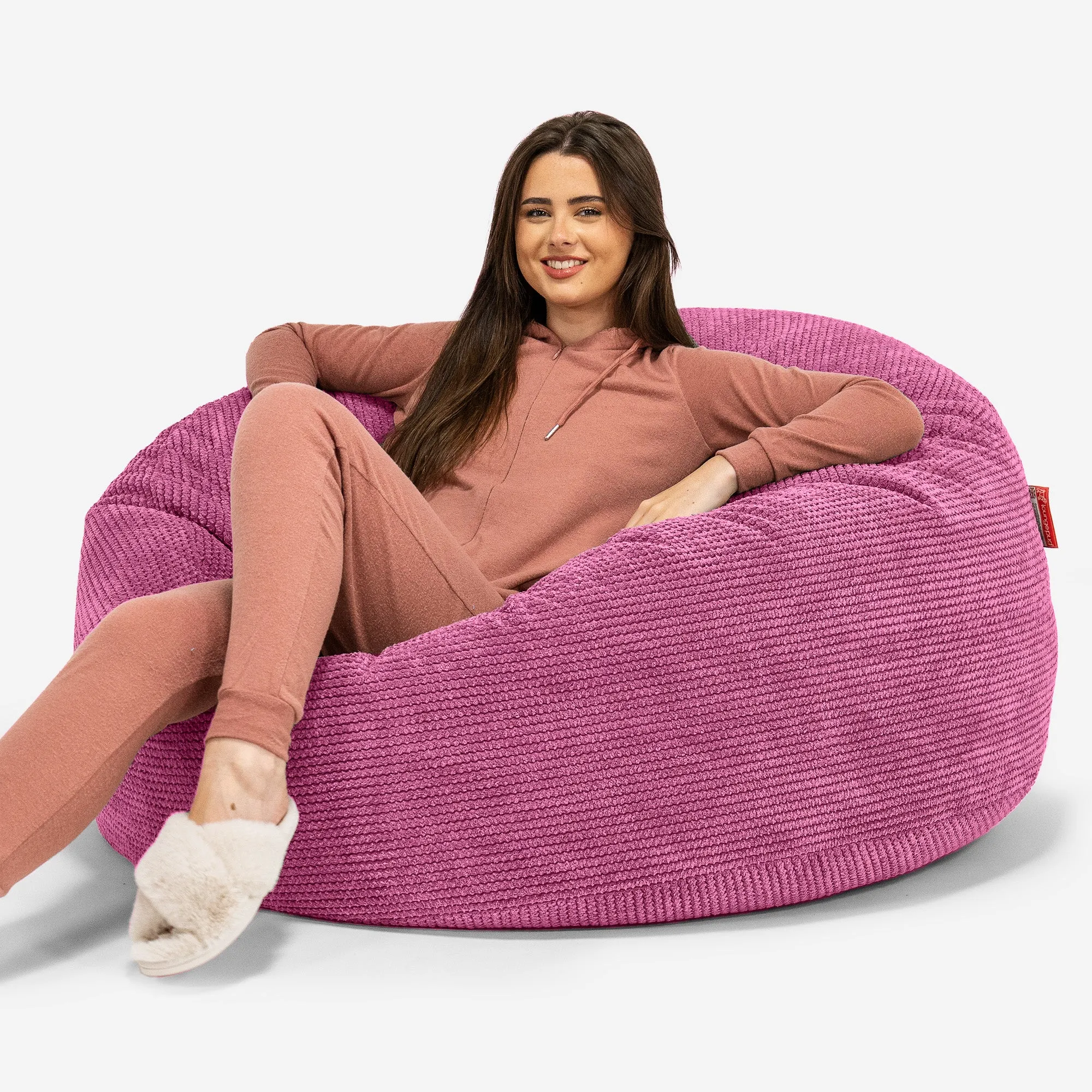 Mammoth Bean Bag Sofa - Pom Pom Pink