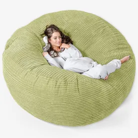 Mega Mammoth Bean Bag Sofa - Cord Lime Green
