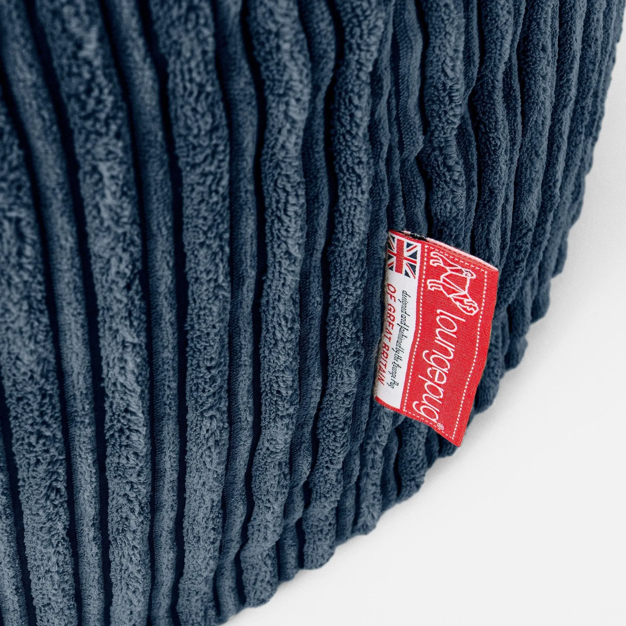 Mega Mammoth Bean Bag Sofa - Cord Navy Blue