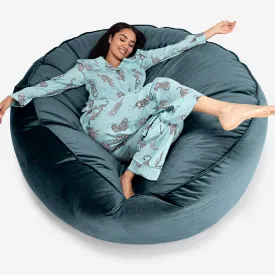 Mega Mammoth Bean Bag Sofa - Velvet Teal