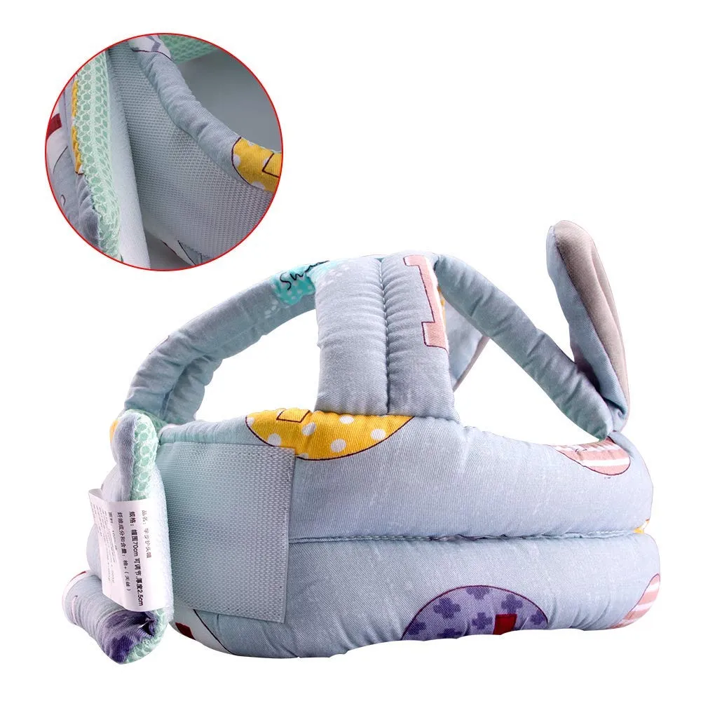 ORANGEHOME Toddler Walking Helmet, Baby Bumper Protect Hat Head Cushion Breathable, Kids Anti-Fall Safety Cap for Walking and Playing-Blue