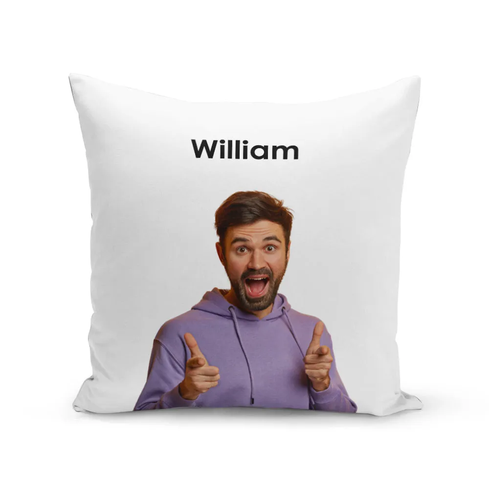 Personalised Name & Face Cushion