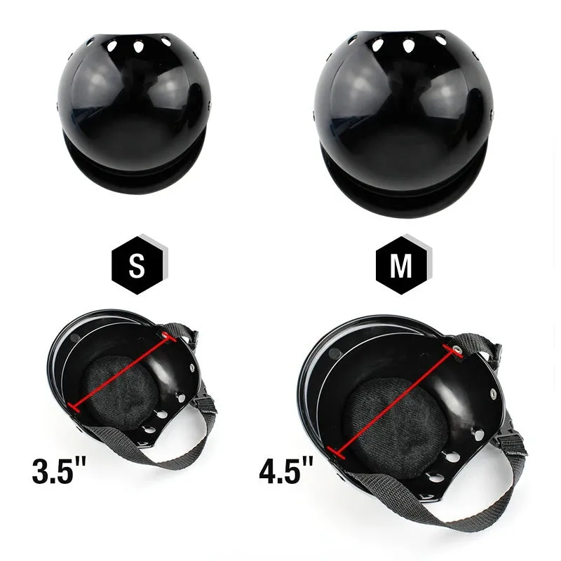 Pet Helmets Dog Cat Bicycle Motorcycle Helmet with Sunglasses Safety Doggie Hat for Traveling Head Protection Pet Supplies S / M