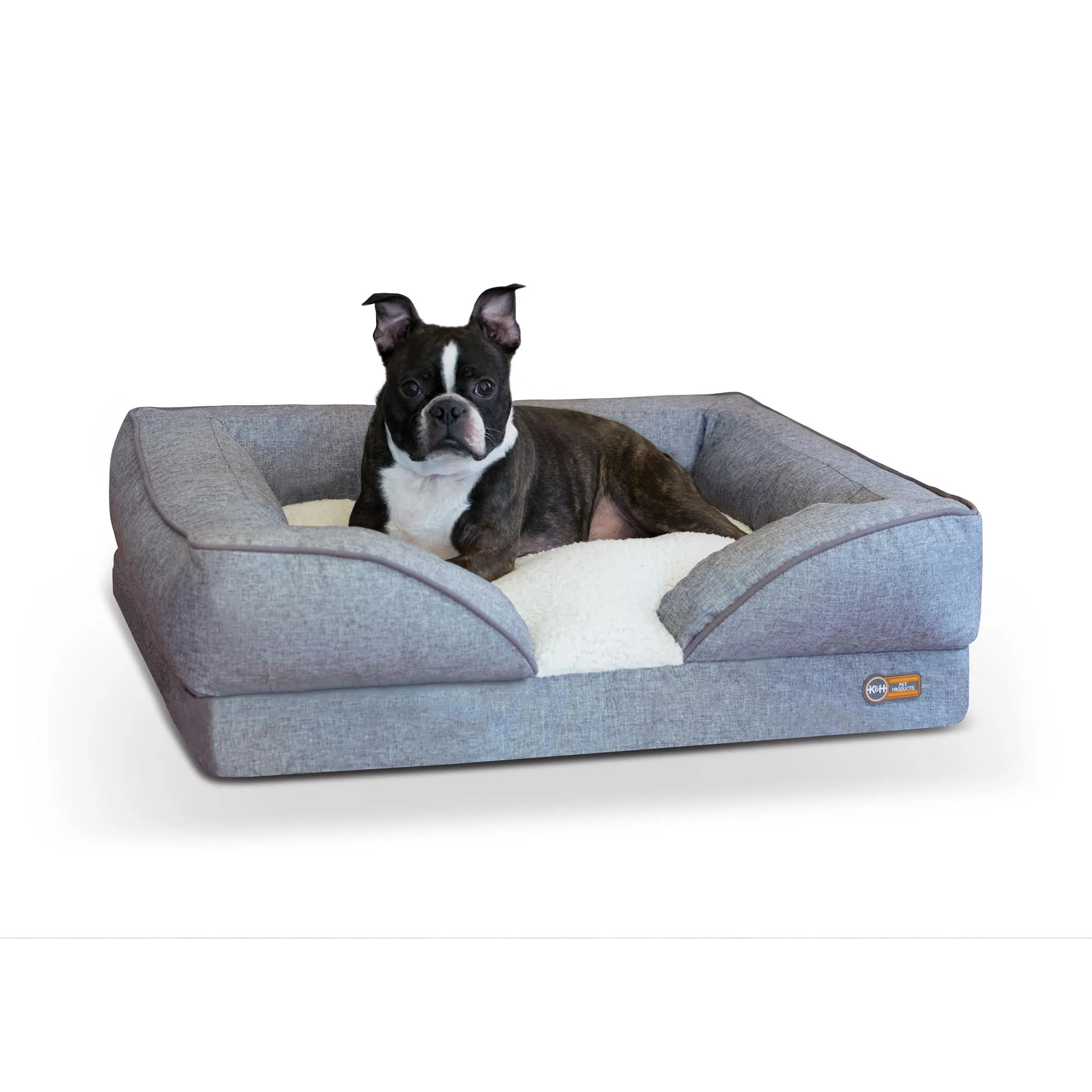 Pillow-Top Orthopedic Lounger Sofa Pet Bed